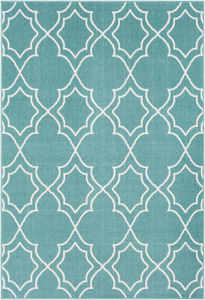 Alfresco ALF-9653 2' x 4' Machine Woven Indoor/Outdoor Accent Rug