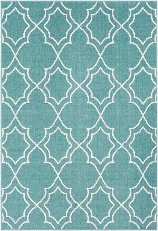 Alfresco ALF-9653 2' x 4' Machine Woven Indoor/Outdoor Accent Rug