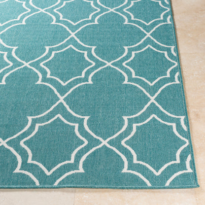 Alfresco ALF-9653 3' x 5' Machine Woven Indoor/Outdoor Accent Rug
