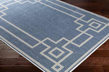 Alfresco ALF-9654 12ft Runner Machine Woven Indoor/Outdoor Runner Rug