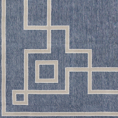 Alfresco ALF-9654 12ft Runner Machine Woven Indoor/Outdoor Runner Rug