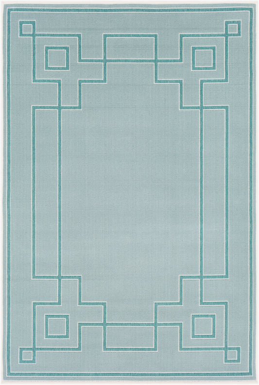 Alfresco ALF-9655 9ft Square Machine Woven Indoor/Outdoor Area Rug