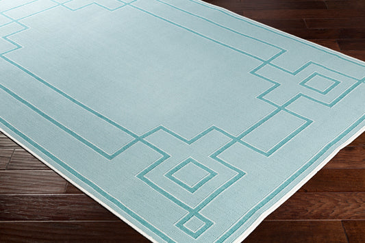 Alfresco ALF-9655 9ft Square Machine Woven Indoor/Outdoor Area Rug