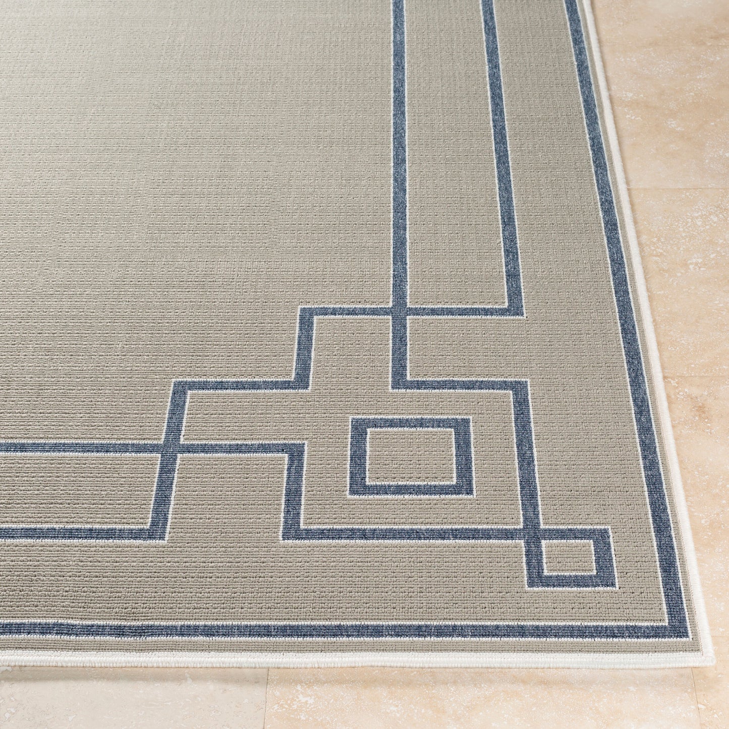 Alfombra Alfresco ALF-9656 de 2,13 m, tejida a máquina, para interior y exterior