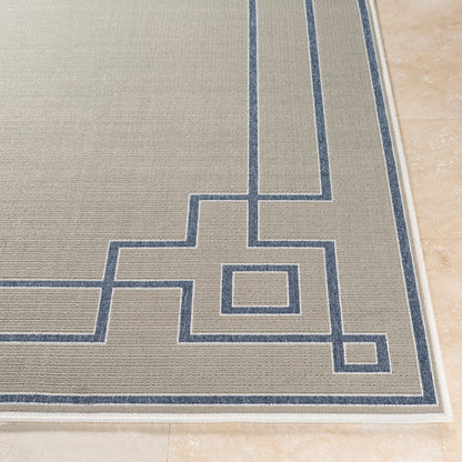 Alfombra Alfresco ALF-9656 de 2,13 m, tejida a máquina, para interior y exterior