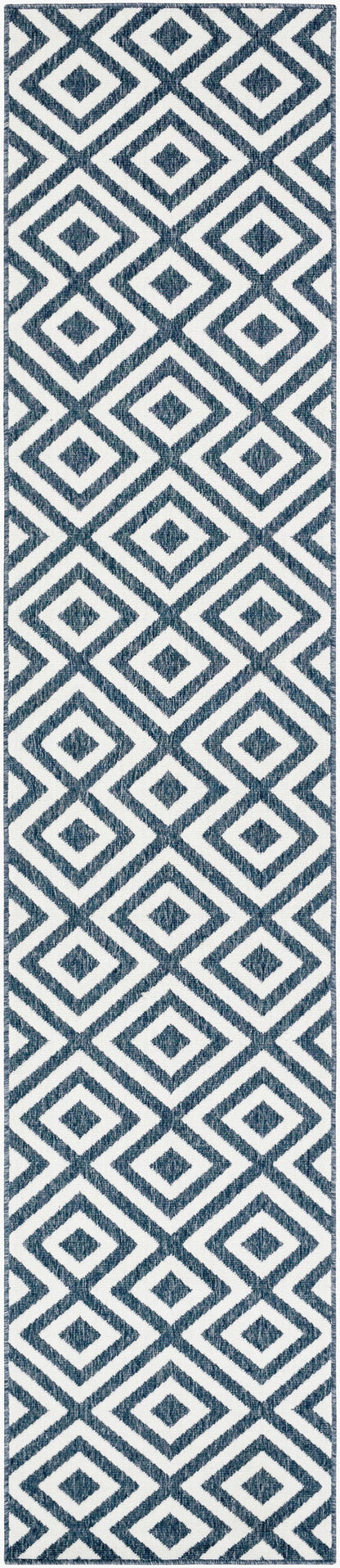 Alfresco ALF-9657 12ft Runner Machine Woven Indoor/Outdoor Runner Rug