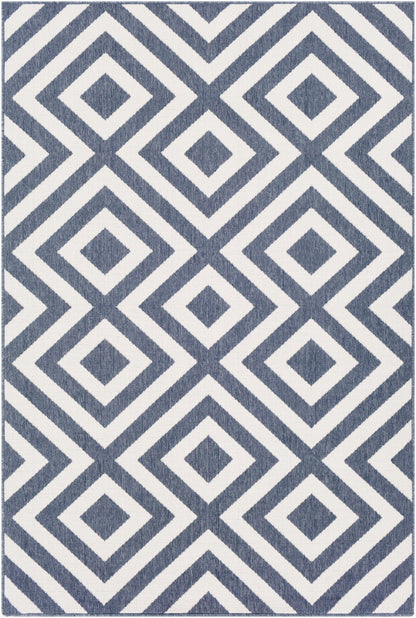 Alfresco ALF-9657 2' x 4' Machine Woven Indoor/Outdoor Accent Rug