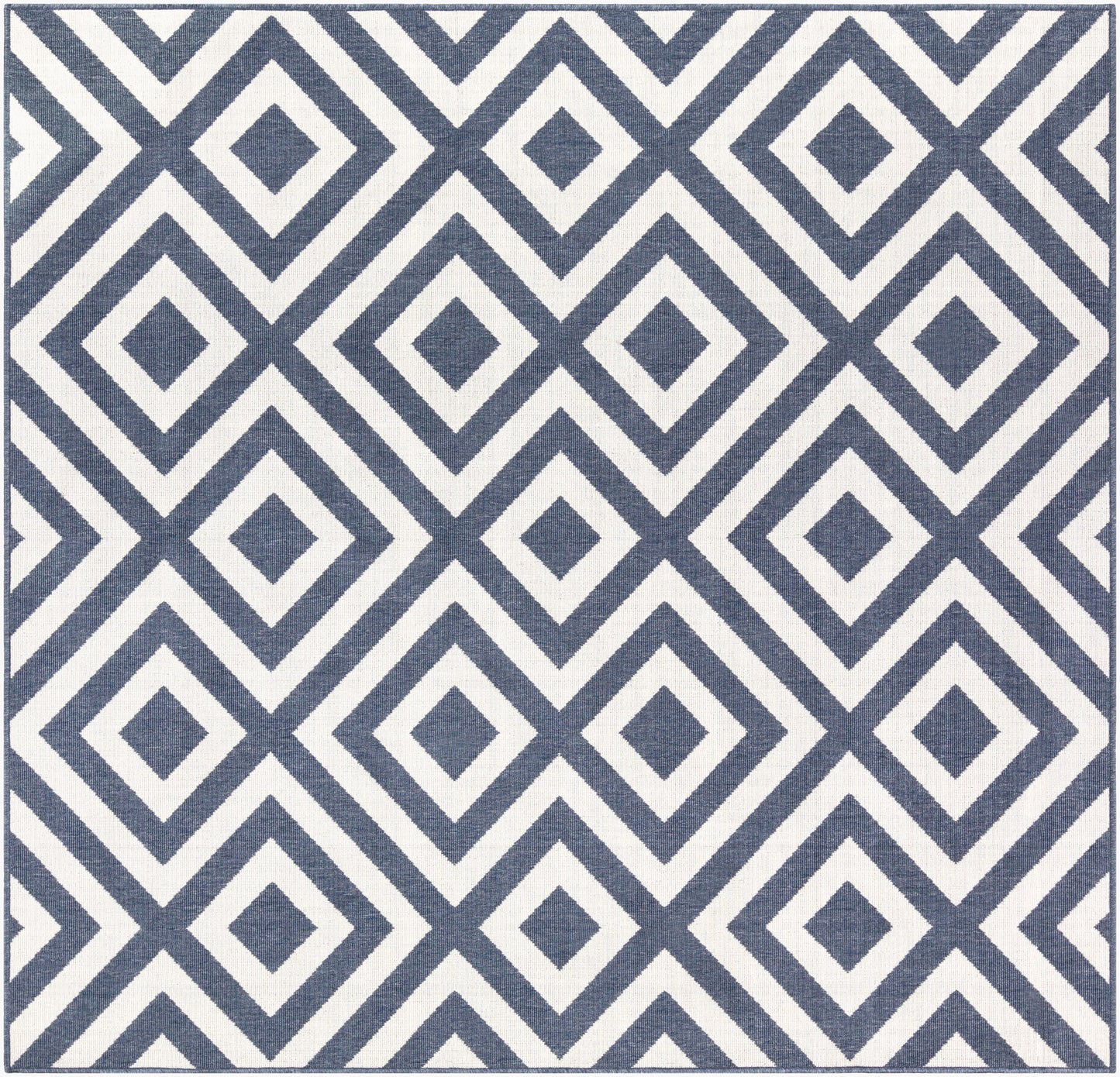 Alfresco ALF-9657 9ft Square Machine Woven Indoor/Outdoor Area Rug