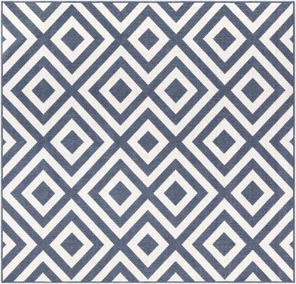 Alfresco ALF-9657 9ft Square Machine Woven Indoor/Outdoor Area Rug