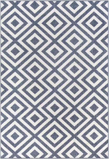 Alfombra tejida a máquina para interior y exterior Alfresco ALF-9657 de 2,13 m x 3,05 m