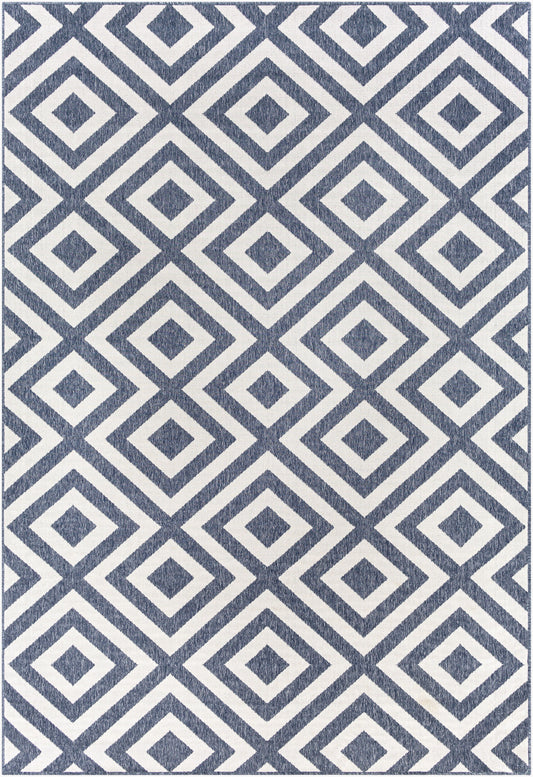 Alfombra tejida a máquina para interior y exterior Alfresco ALF-9657 de 2,13 m x 3,05 m