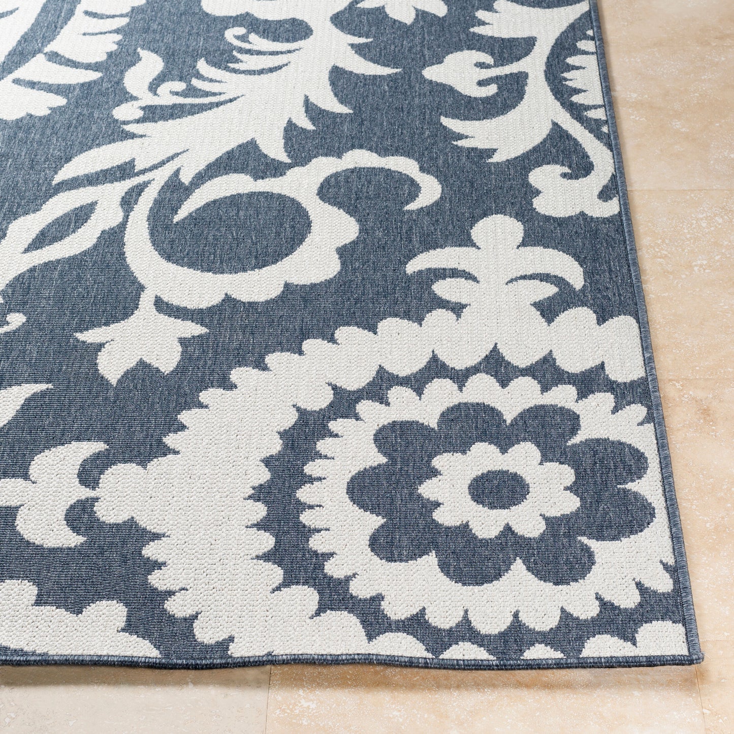 Alfombra tejida a máquina para interior y exterior Alfresco ALF-9658 de 7' x 10'