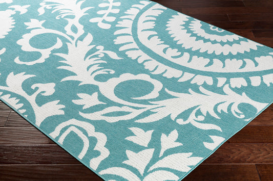Alfombra Alfresco ALF-9659 de 3,6 m, tejida a máquina, para interior y exterior