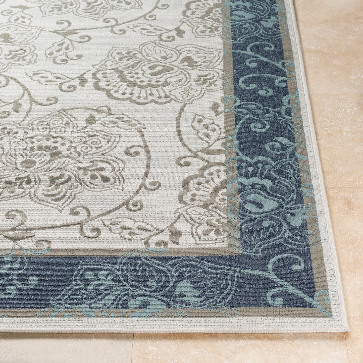 Alfombra tejida a máquina para interior y exterior Alfresco ALF-9661 de 7' x 10'