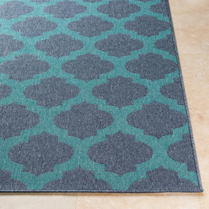 Alfombra Alfresco ALF-9663 de 2,4 m, tejida a máquina, para interior y exterior