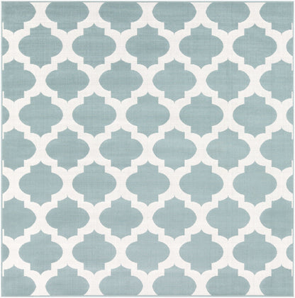 Alfresco ALF-9664 7ft Square Machine Woven Indoor/Outdoor Area Rug