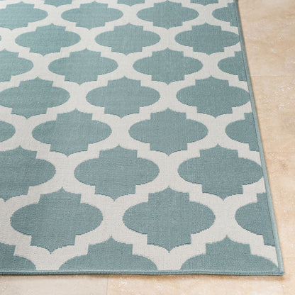 Alfresco ALF-9664 7ft Square Machine Woven Indoor/Outdoor Area Rug