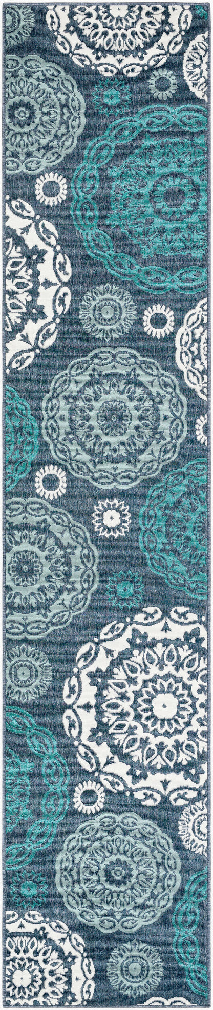 Alfombra Alfresco ALF-9666 de 3,6 m, tejida a máquina, para interior y exterior
