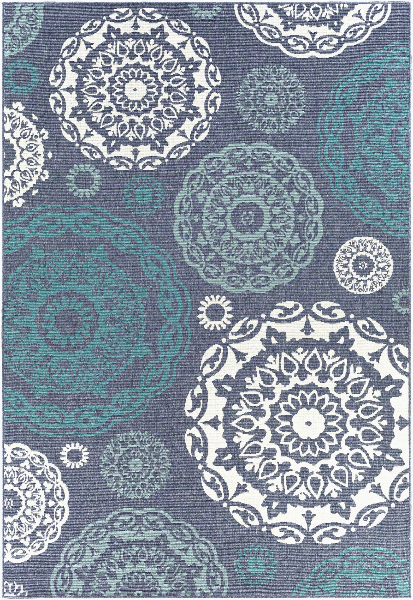 Alfresco Alf-9666 Machine Woven Rug