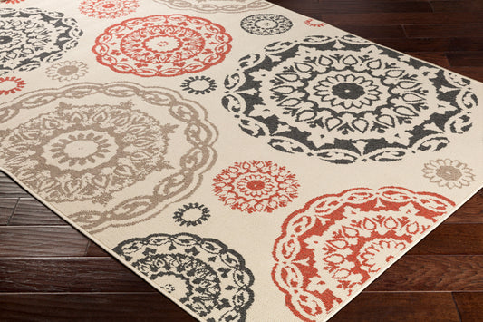 Alfresco ALF-9667 8ft Runner Machine Woven Indoor/Outdoor Runner Rug