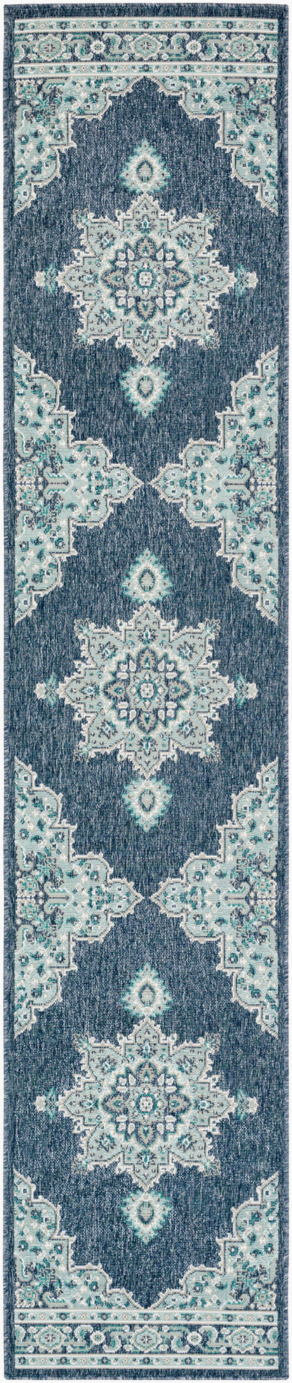 Alfresco ALF-9670 12ft Runner Machine Woven Indoor/Outdoor Runner Rug