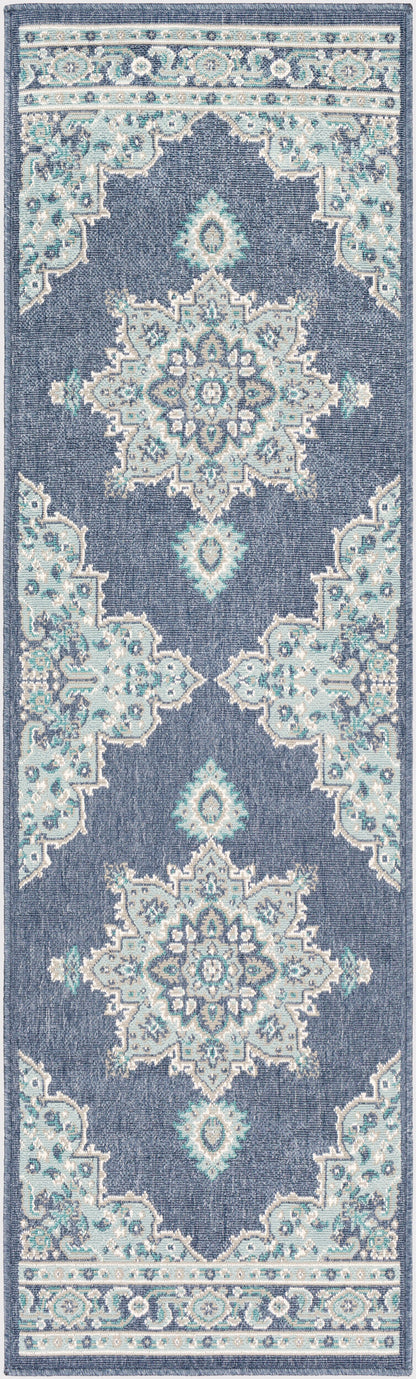 Alfresco ALF-9670 8ft Runner Machine Woven Indoor/Outdoor Runner Rug
