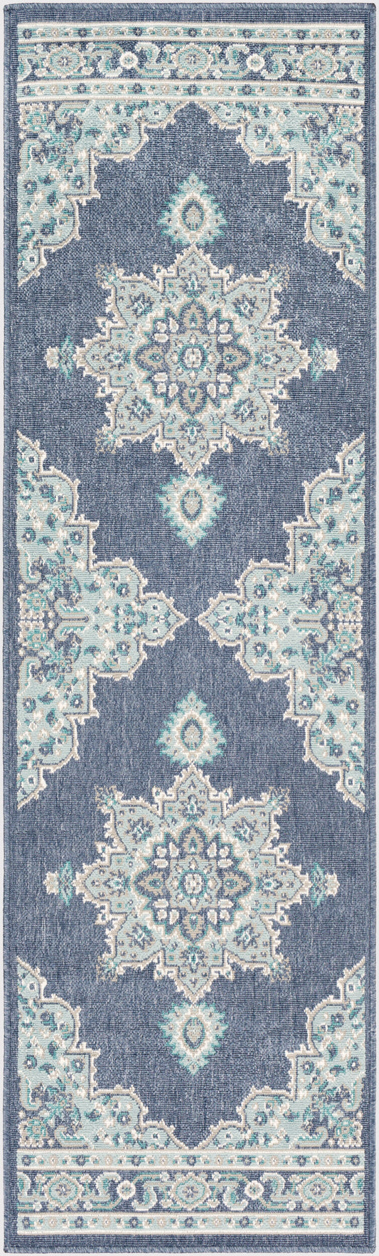Alfresco ALF-9670 8ft Runner Machine Woven Indoor/Outdoor Runner Rug
