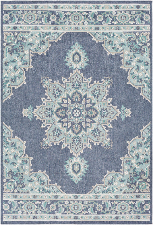 Alfresco ALF-9670 2' x 4' Machine Woven Indoor/Outdoor Accent Rug