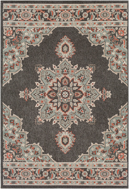 Alfresco ALF-9671 5' x 7' Machine Woven Indoor/Outdoor Area Rug