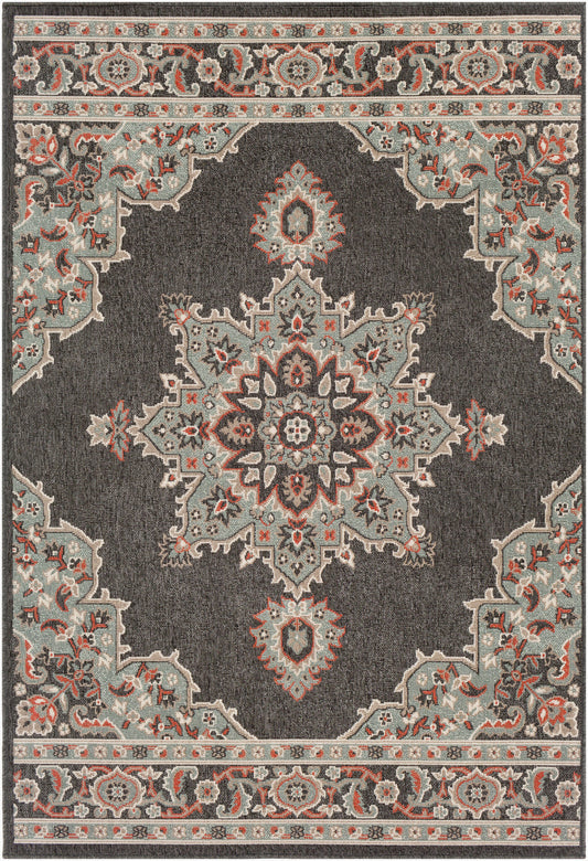 Alfresco ALF-9671 5' x 7' Machine Woven Indoor/Outdoor Area Rug