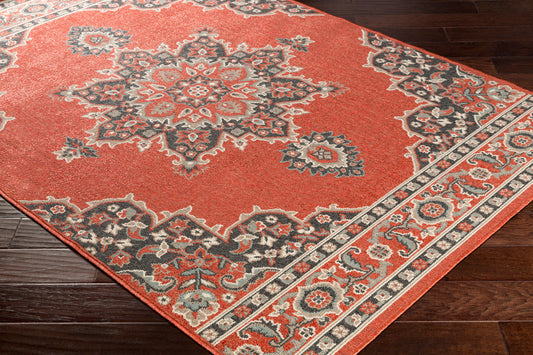 Alfombra Alfresco ALF-9672 de 2,7 m, tejida a máquina, para interior y exterior