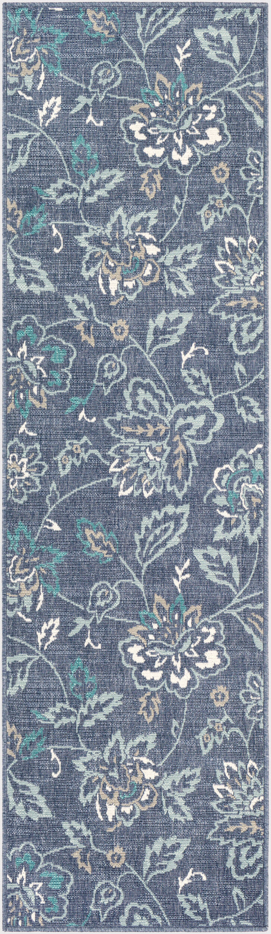 Alfresco ALF-9673 12ft Runner Machine Woven Indoor/Outdoor Runner Rug