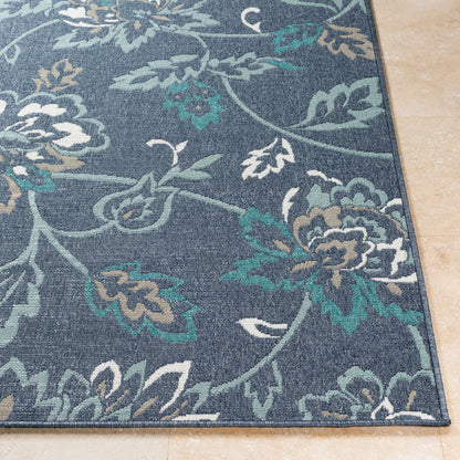 Alfresco ALF-9673 12ft Runner Machine Woven Indoor/Outdoor Runner Rug