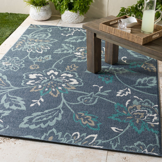 Alfresco ALF-9673 12ft Runner Machine Woven Indoor/Outdoor Runner Rug