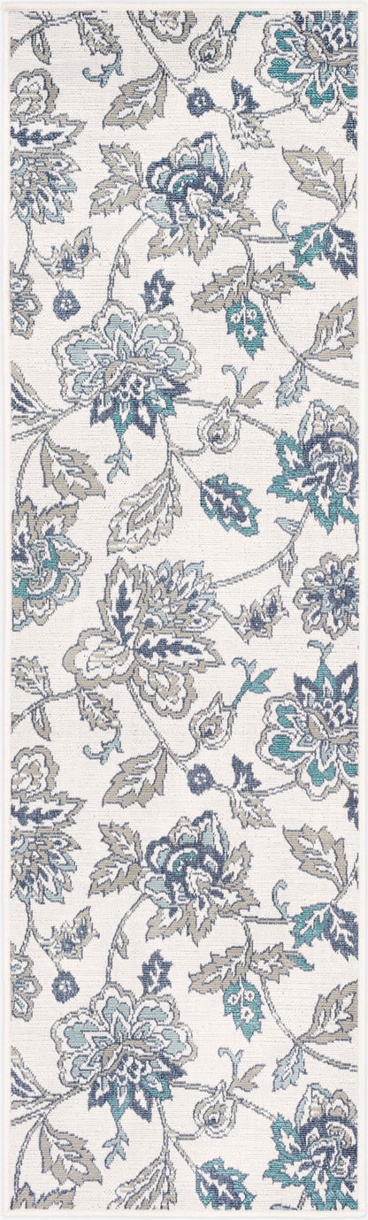 Alfresco ALF-9674 8ft Runner Machine Woven Indoor/Outdoor Runner Rug