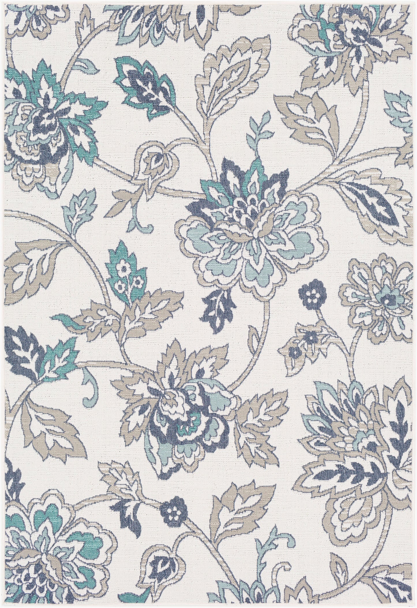 Alfresco ALF-9674 2' x 4' Machine Woven Indoor/Outdoor Accent Rug
