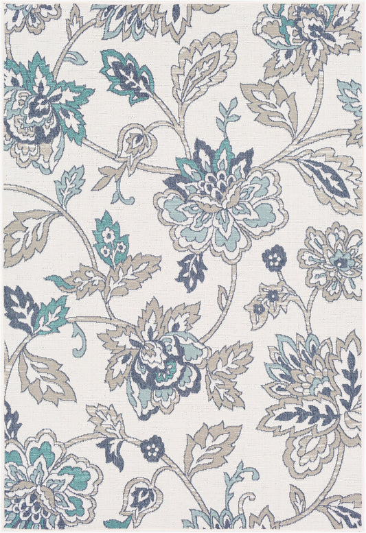 Alfresco ALF-9674 2' x 4' Machine Woven Indoor/Outdoor Accent Rug