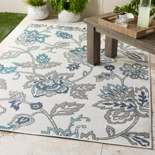 Alfresco ALF-9674 2' x 4' Machine Woven Indoor/Outdoor Accent Rug