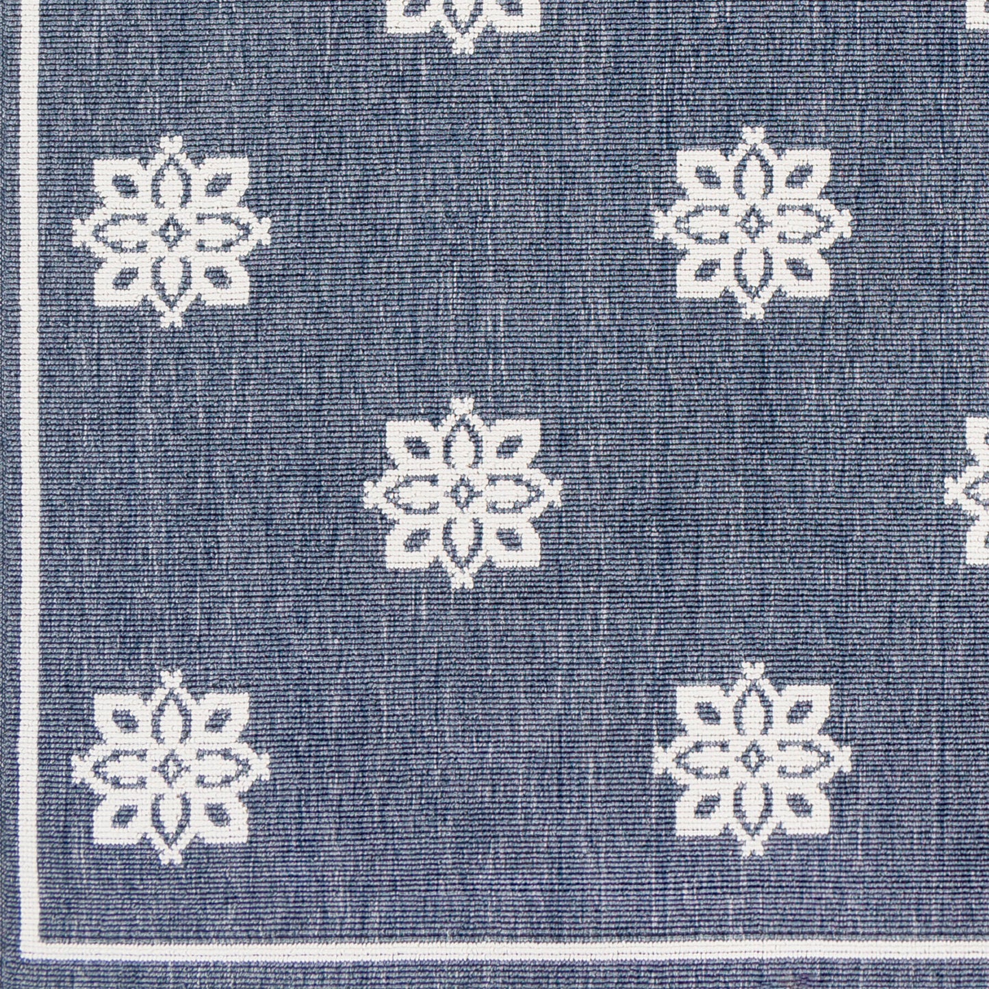Alfombra redonda tejida a máquina Alfresco ALF-9675 de 2,7 m para interior y exterior