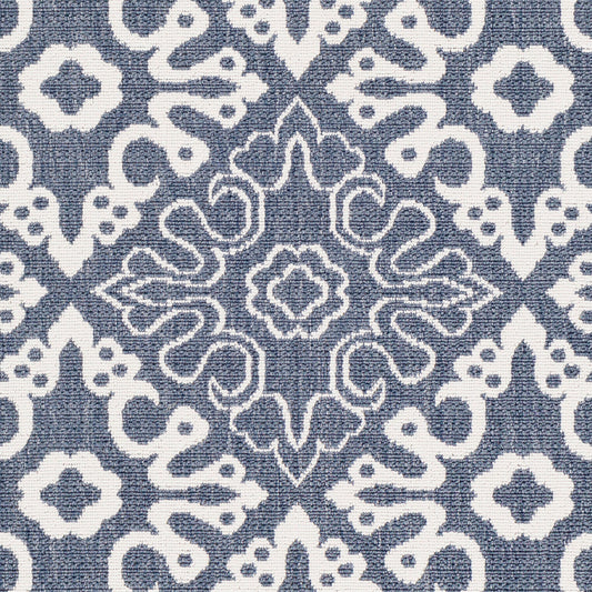 Alfombra decorativa tejida a máquina Alfresco ALF-9676 de 90 x 150 cm para interiores y exteriores