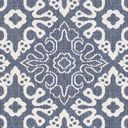 Alfombra decorativa tejida a máquina Alfresco ALF-9676 de 90 x 150 cm para interiores y exteriores