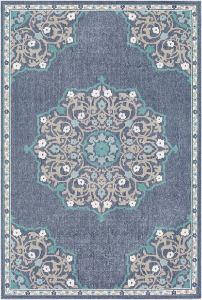 Alfresco ALF-9678 3' x 5' Machine Woven Indoor/Outdoor Accent Rug