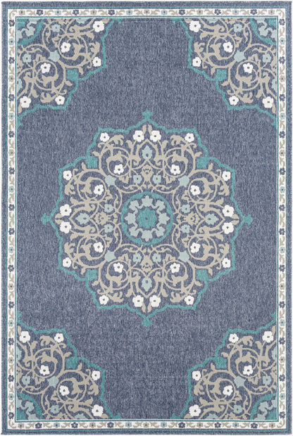 Alfombra tejida a máquina para interior y exterior Alfresco ALF-9678 de 7' x 10'