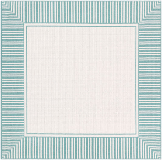 Alfresco ALF-9680 7ft Square Machine Woven Indoor/Outdoor Area Rug