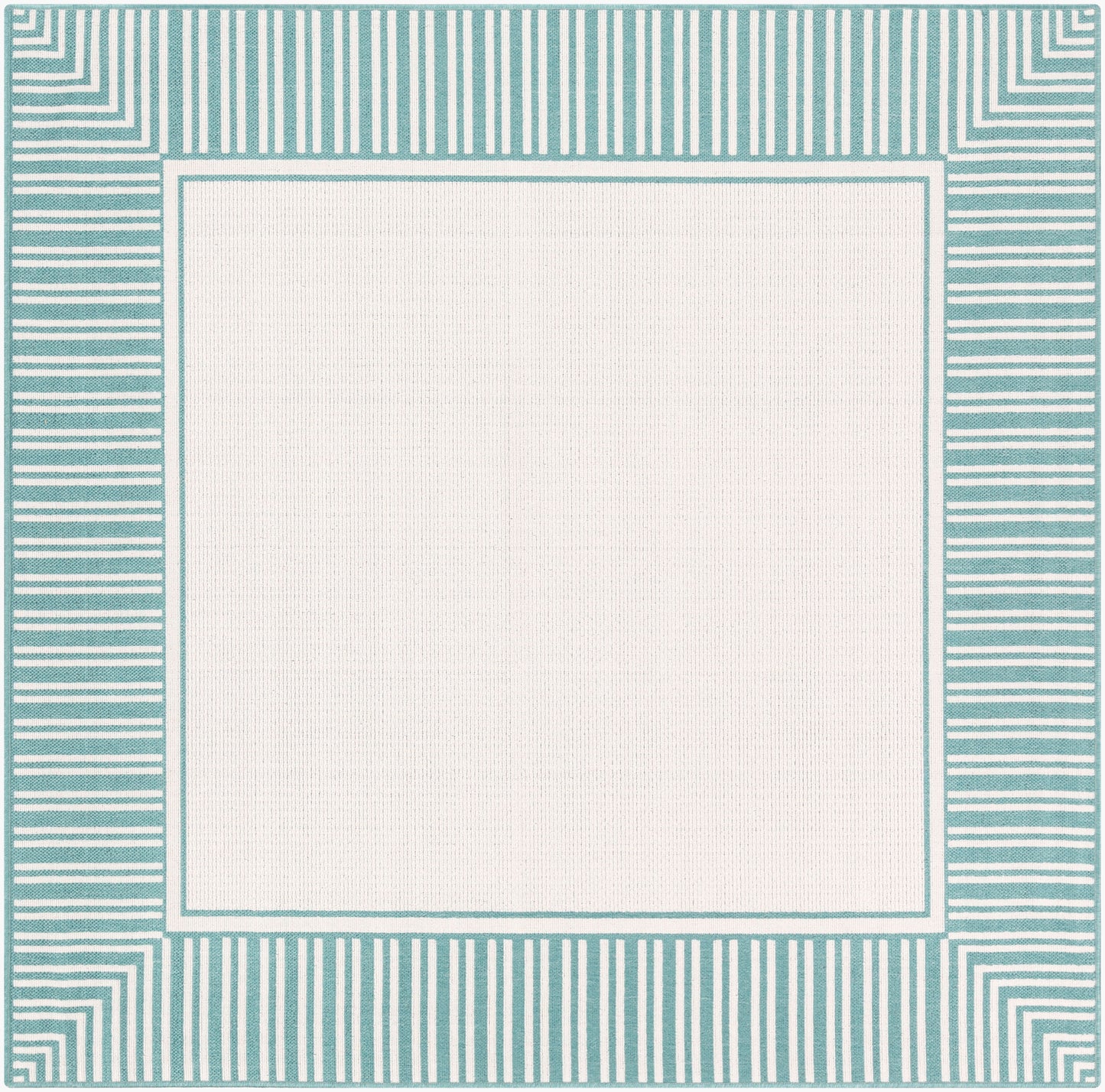 Alfresco ALF-9680 7ft Square Machine Woven Indoor/Outdoor Area Rug
