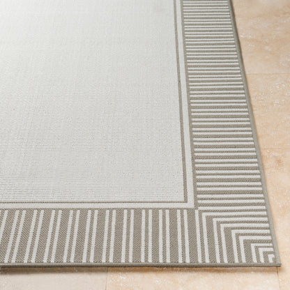 Alfresco ALF-9681 8ft Runner Machine Woven Indoor/Outdoor Runner Rug