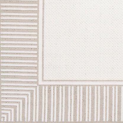 Alfresco ALF-9681 9ft Square Machine Woven Indoor/Outdoor Area Rug