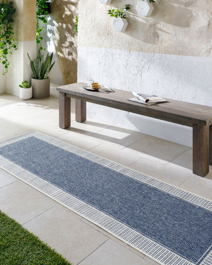 Alfresco ALF-9682 5ft Round Machine Woven Indoor/Outdoor Area Rug