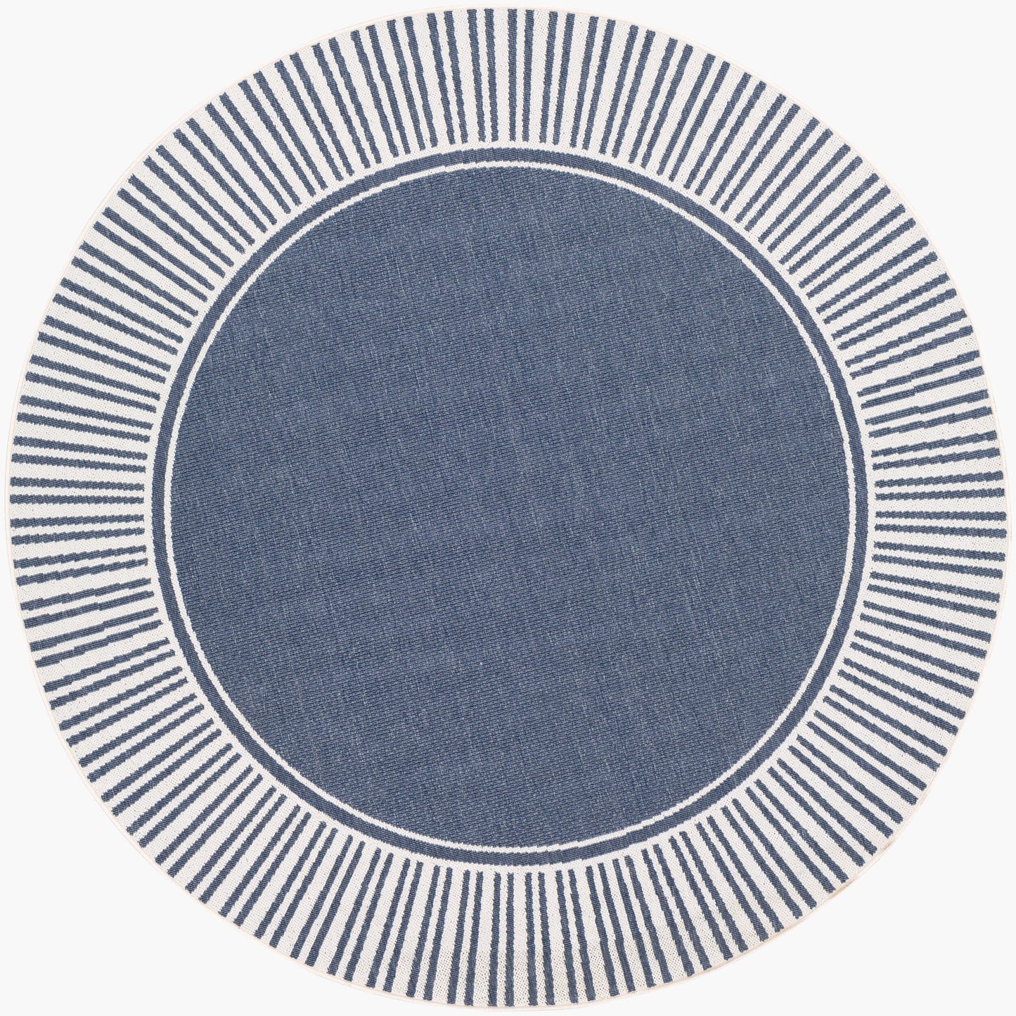 Alfresco ALF-9682 5ft Round Machine Woven Indoor/Outdoor Area Rug