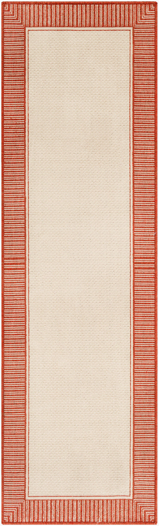 Alfresco ALF-9683 8ft Runner Machine Woven Indoor/Outdoor Runner Rug